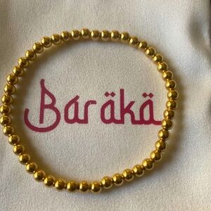 18 karat real gold elastic bracelet